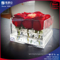 Beautiful Transparent Acrylic 9 Rose Box Wholesale